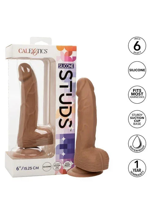 Bestel: Silicone Studs 6 inch by CalExotics - bij Happytoys.nl, happytoys.be, Happytoys.ae: erotische sex webshop | liever Happy dan Easy ⭐⭐⭐⭐⭐