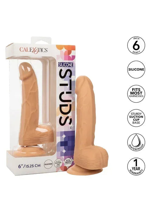 Bestel: Silicone Studs 6 inch by CalExotics - bij Happytoys.nl, happytoys.be, Happytoys.ae: erotische sex webshop | liever Happy dan Easy ⭐⭐⭐⭐⭐