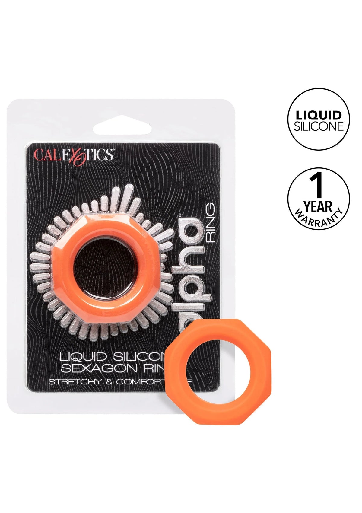 Bestel: Alpha Sexagon Ring - bij Happytoys.nl, happytoys.be, Happytoys.ae: erotische sex webshop | liever Happy dan Easy βββββ