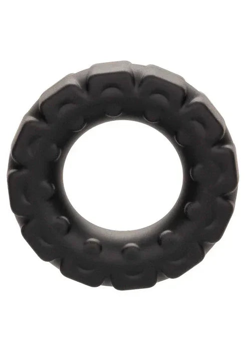 Bestel: Alpha Prolong Tread Ring by CalExotics - bij Happytoys.nl, happytoys.be, Happytoys.ae: erotische sex webshop | liever Happy dan Easy ⭐⭐⭐⭐⭐ - Default Title - 14864 - BLACK