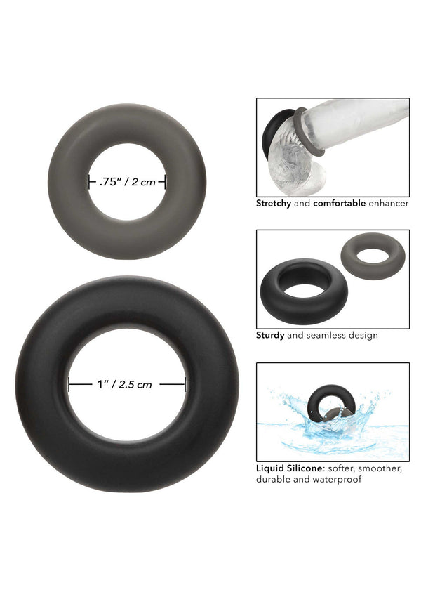 Bestel: Alpha Prolong Set Of 2 cockrings by CalExotics Alpha - bij Happytoys.nl, happytoys.be, Happytoys.ae: erotische sex webshop | liever Happy dan Easy ⭐⭐⭐⭐⭐