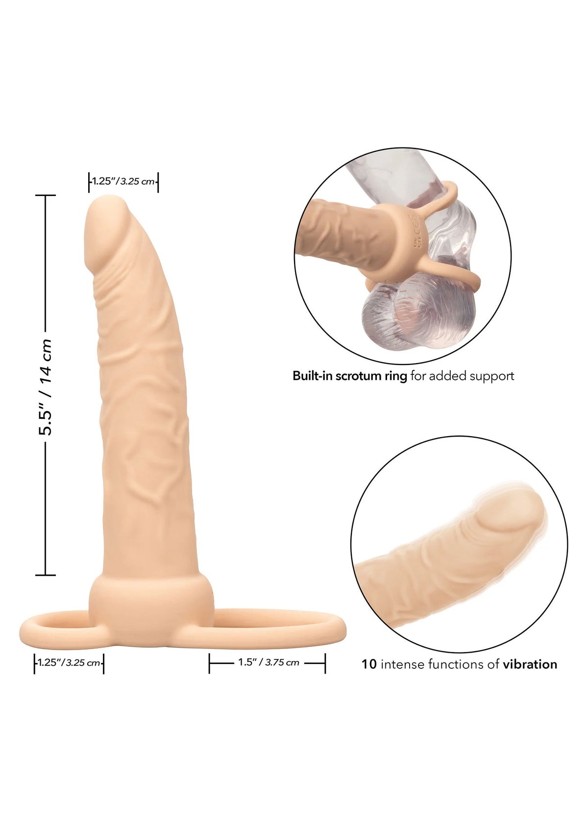 Bestel: Rechargeable Dual Penetrator by CalExotics - bij Happytoys.nl, happytoys.be, Happytoys.ae: erotische sex webshop | liever Happy dan Easy βββββ