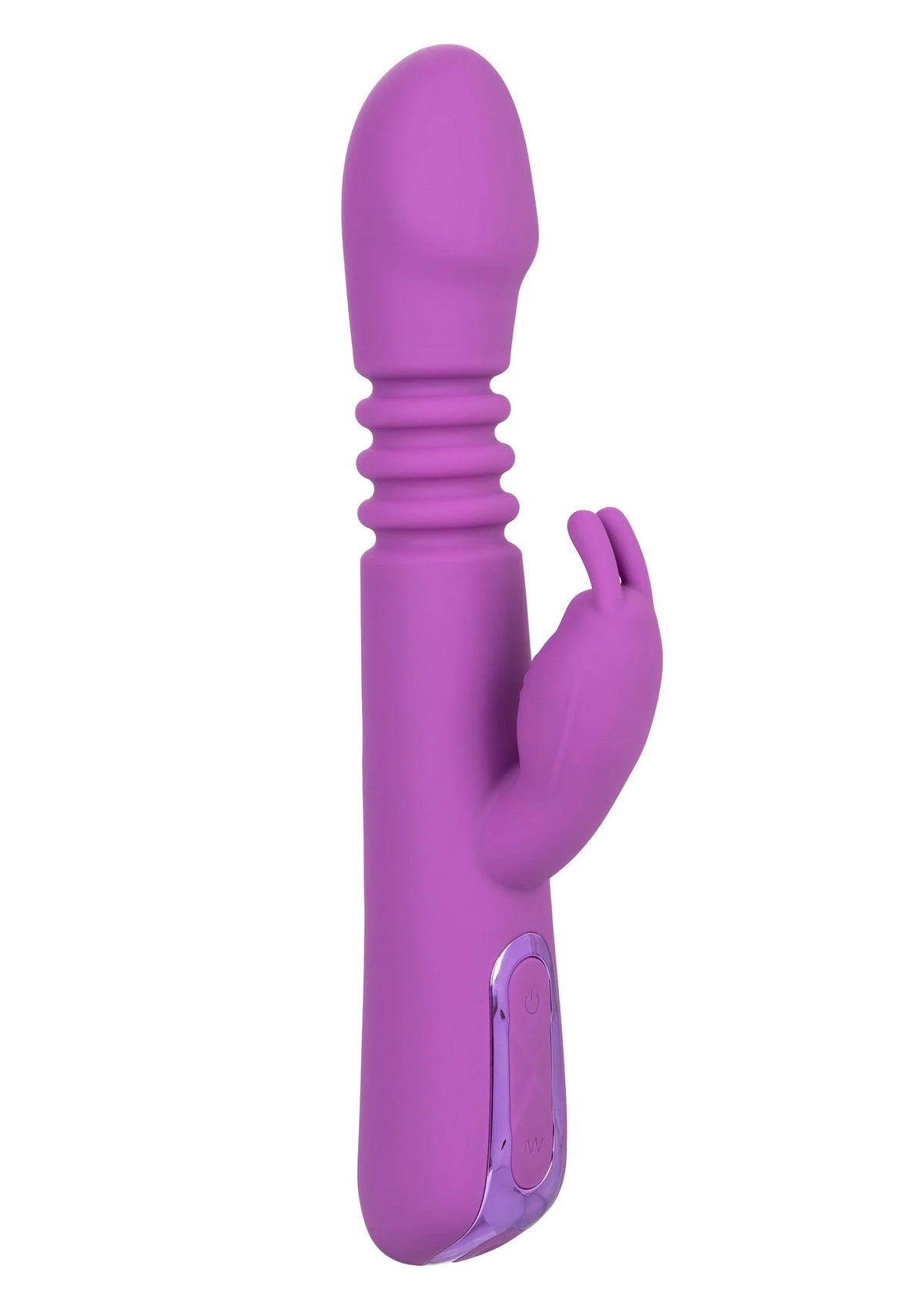 Bestel: Jack Rabbit Elite Thrusting Rabbit vibrator by CalExotics - bij Happytoys.nl, happytoys.be, Happytoys.ae: erotische sex webshop | liever Happy dan Easy ⭐⭐⭐⭐⭐ - Default Title - 14963 - PURPLE
