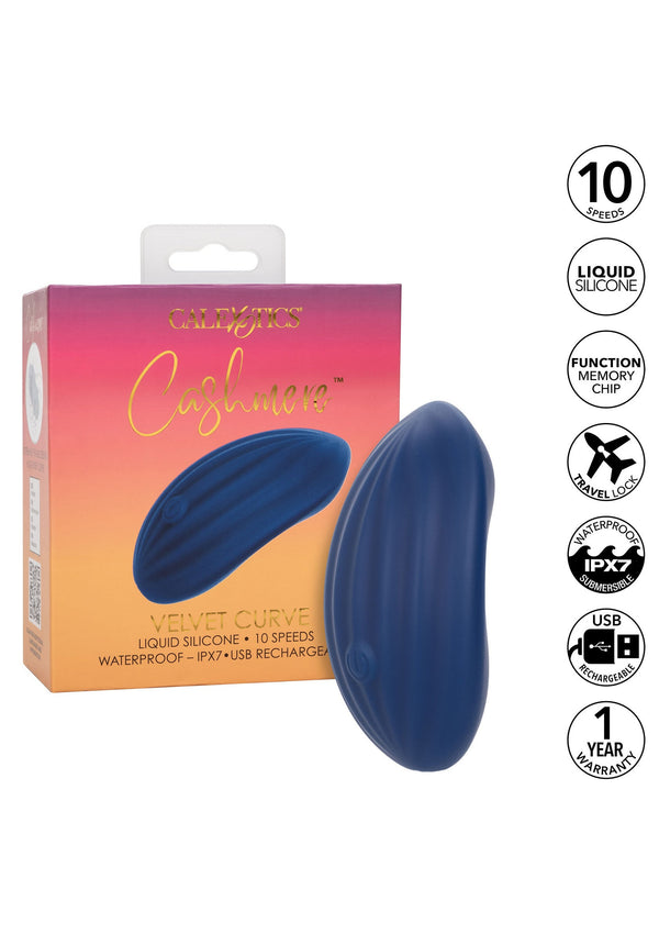 Bestel: Cashmere Velvet Curve Massager by CalExotics Cashmere - bij Happytoys.nl, happytoys.be, Happytoys.ae: erotische sex webshop | liever Happy dan Easy ⭐⭐⭐⭐⭐