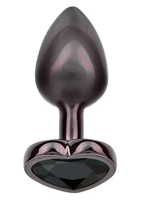 Bestel: Diamond Heart Plug Small by CalExotics - bij Happytoys.nl, happytoys.be, Happytoys.ae: erotische sex webshop | liever Happy dan Easy ⭐⭐⭐⭐⭐ - Zwart - 16516 - BLACK