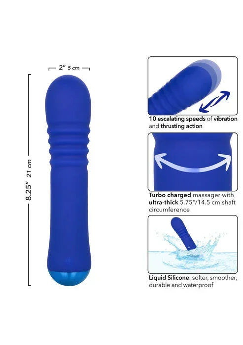 Bestel: Thicc Chubby Thrusting Wand by CalExotics - bij Happytoys.nl, happytoys.be, Happytoys.ae: erotische sex webshop | liever Happy dan Easy βββββ