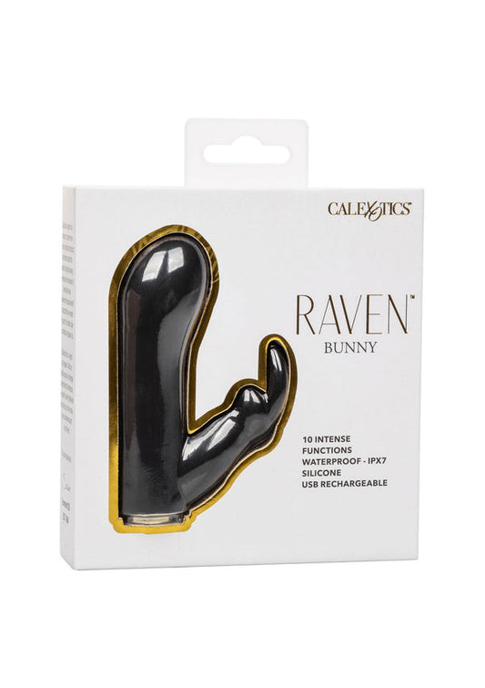 Bestel: Raven Bunny vibrator by CalExotics Raven - bij Happytoys: de erotische sex webshop | liever Happy dan Easy ⭐⭐⭐⭐⭐