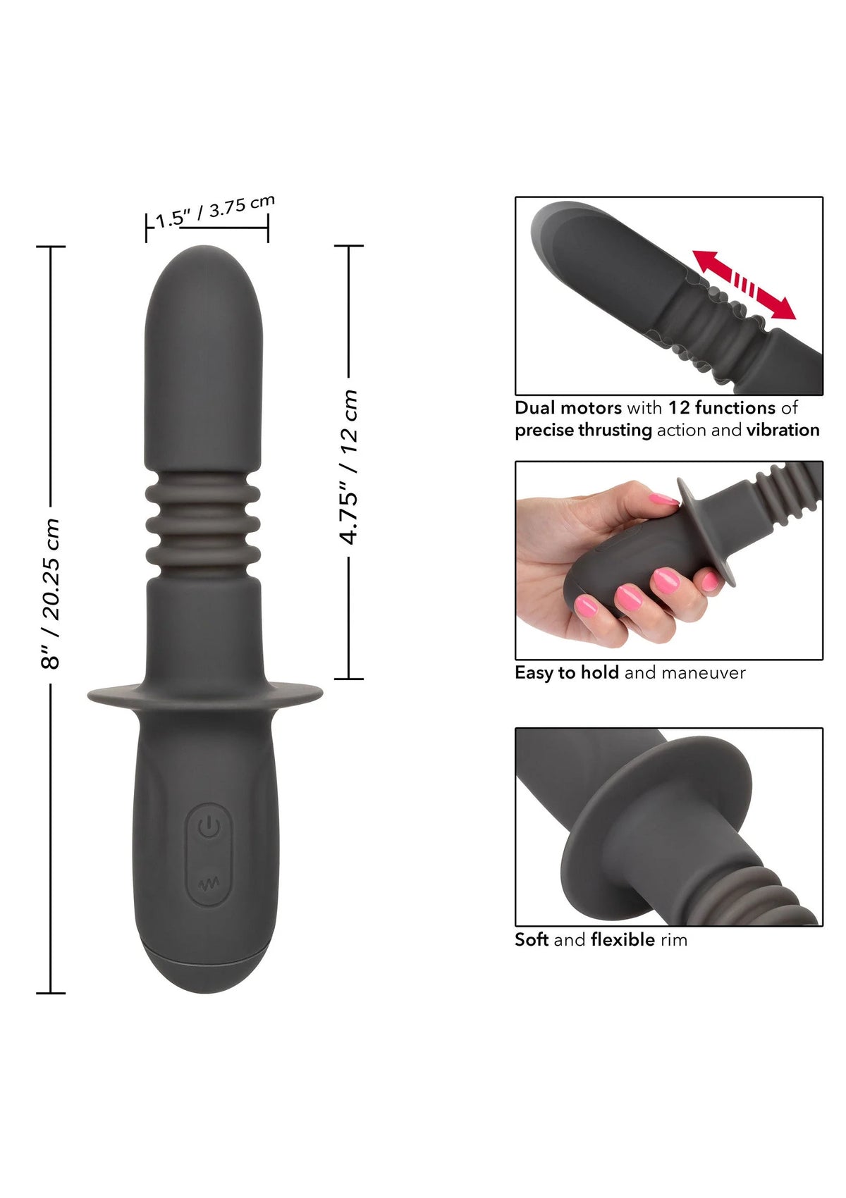 Bestel: Ramrod Thrusting by CalExotics - bij Happytoys.nl, happytoys.be, Happytoys.ae: erotische sex webshop | liever Happy dan Easy ⭐⭐⭐⭐⭐