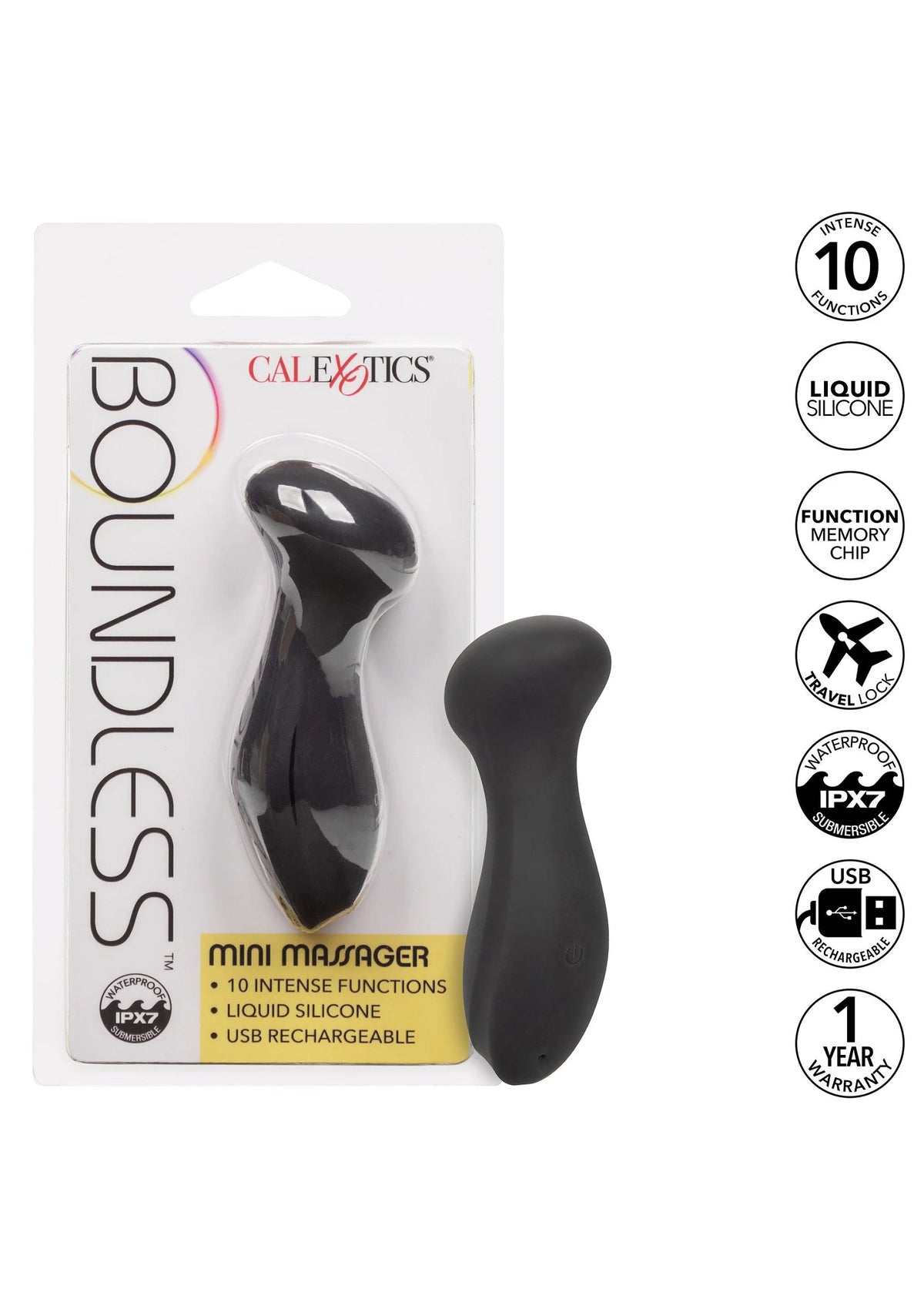 Bestel: Boundless Mini Massager by CalExotics - bij Happytoys.nl, happytoys.be, Happytoys.ae: erotische sex webshop | liever Happy dan Easy ⭐⭐⭐⭐⭐
