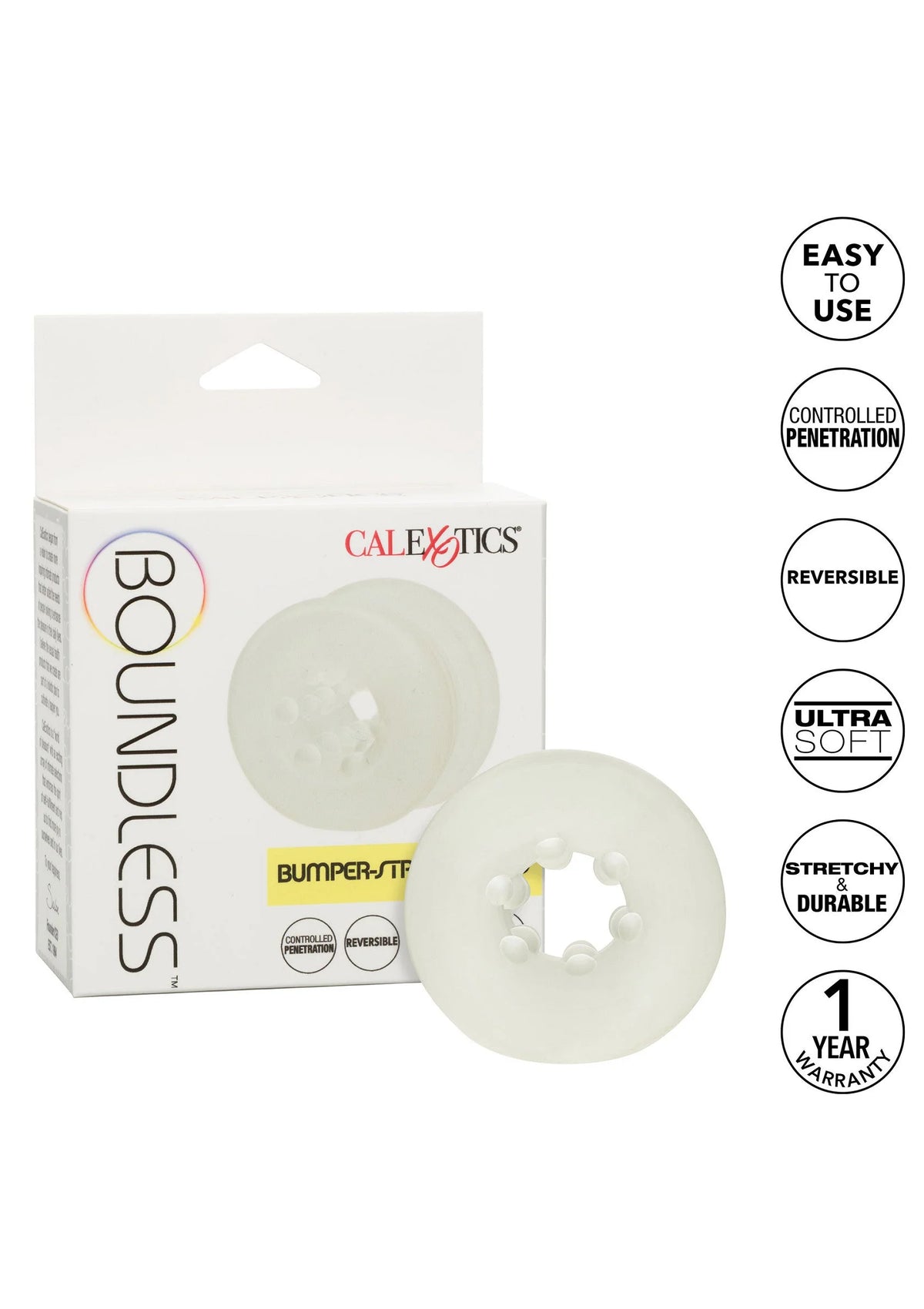 Bestel: Boundless Bumper - Stroker Ring by CalExotics - bij Happytoys.nl, happytoys.be, Happytoys.ae: erotische sex webshop | liever Happy dan Easy βββββ