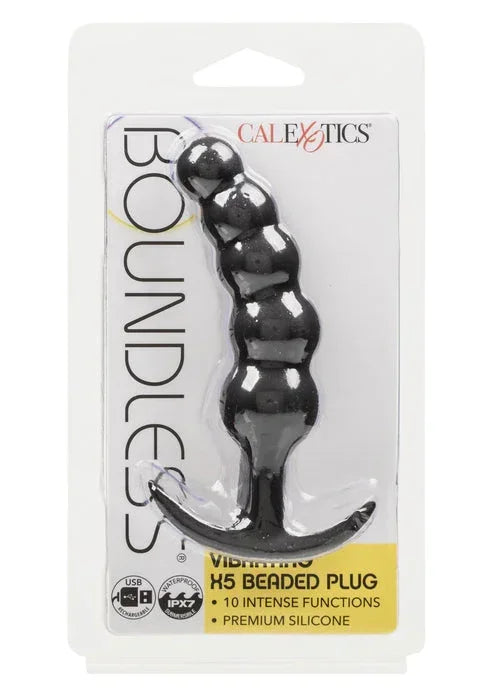 Bestel: Vibrating X5 Beaded Plug by CalExotics - bij Happytoys.nl, happytoys.be, Happytoys.ae: erotische sex webshop | liever Happy dan Easy βββββ