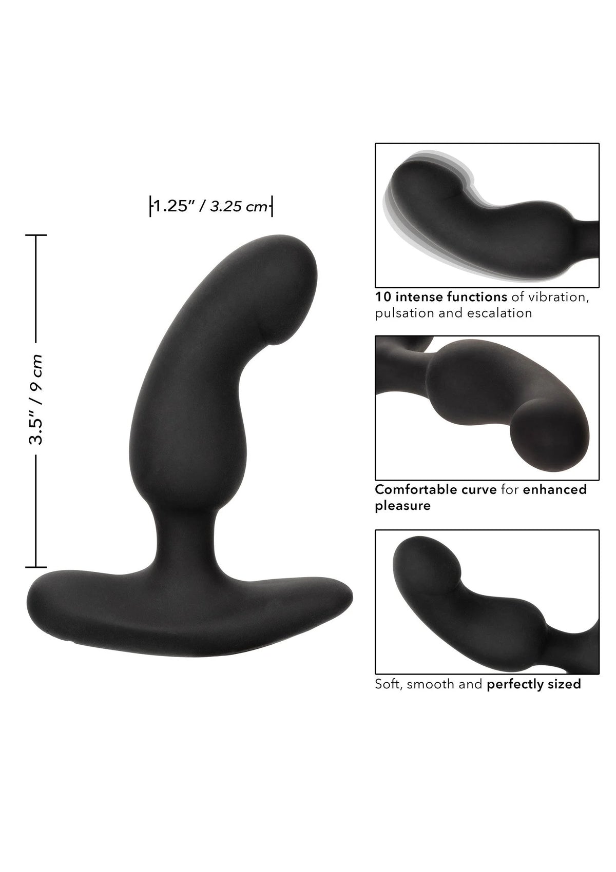 Bestel: Rechargeable Curved Probe by CalExotics - bij Happytoys.nl, happytoys.be, Happytoys.ae: erotische sex webshop | liever Happy dan Easy βββββ