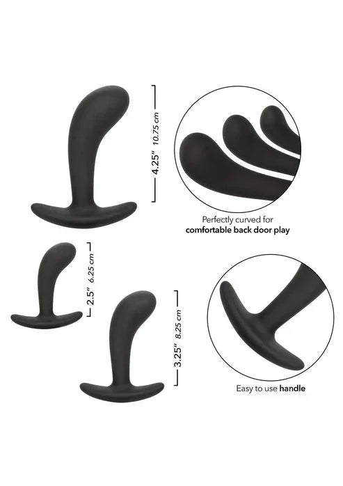 Bestel: Silicone Prostate butt plug Kit by CalExotics - buttplugs bij Happytoys.nl, happytoys.be, Happytoys.ae: erotische sex webshop | liever Happy dan Easy βββββ