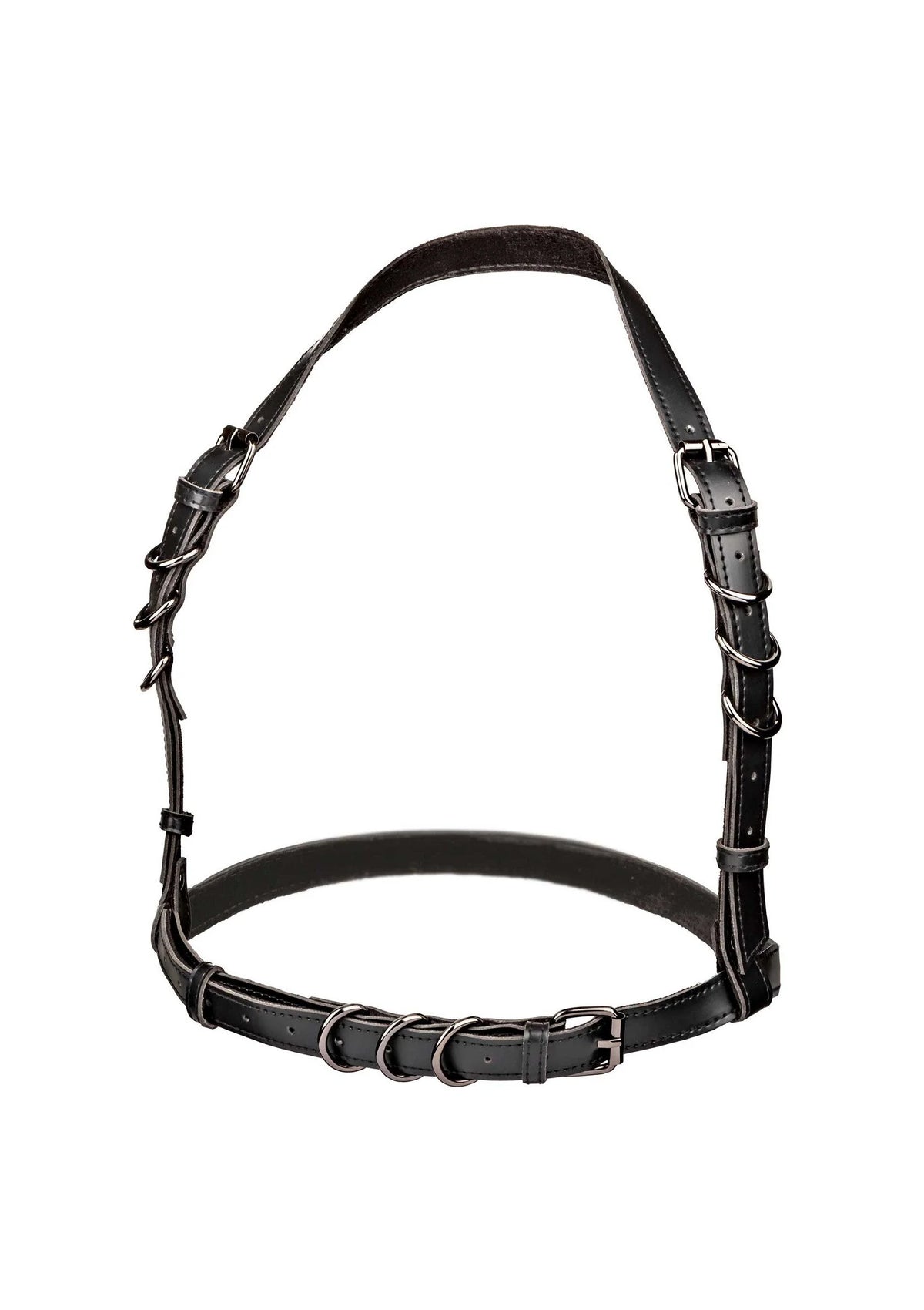 Bestel: Euphoria Collection Halter Buckle Harness by CalExotics - bij Happytoys.nl, happytoys.be, Happytoys.ae: erotische sex webshop | liever Happy dan Easy ⭐⭐⭐⭐⭐ - Default Title - 16702 - BLACK