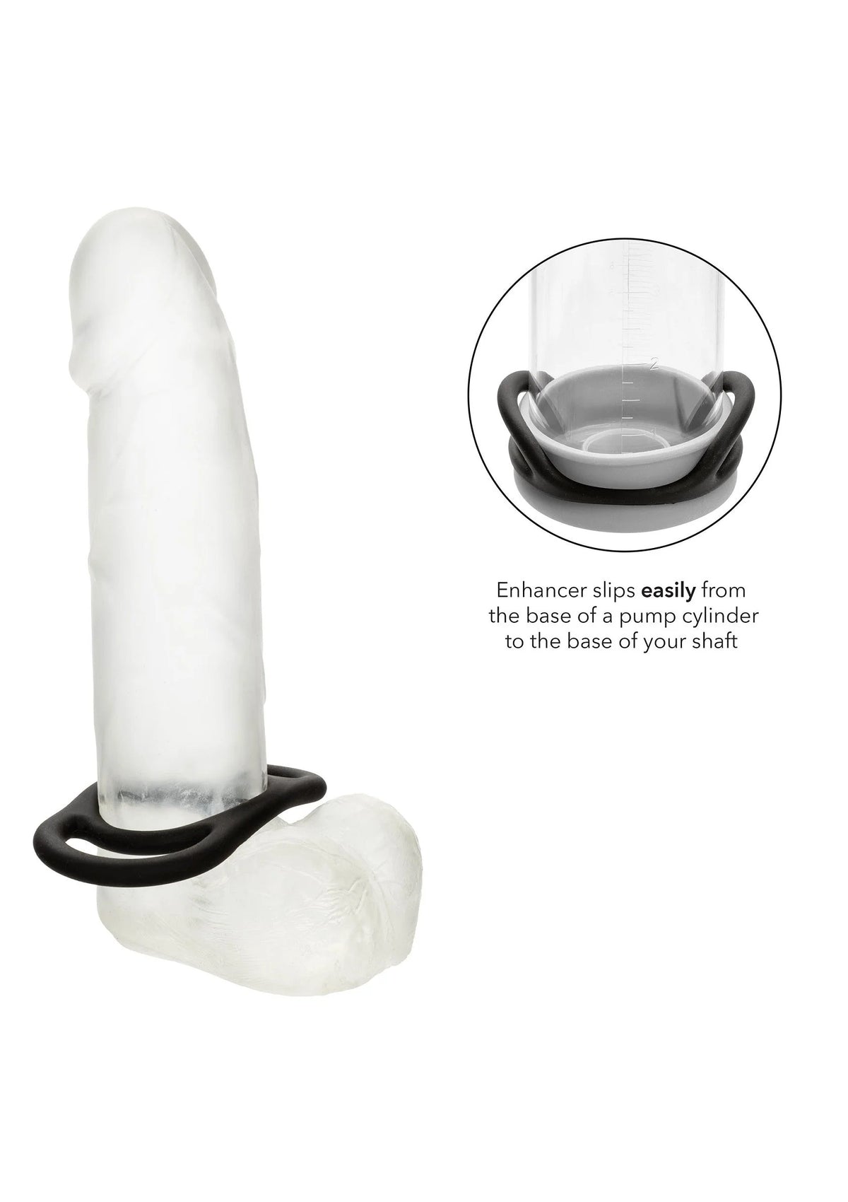 Bestel: Silicone Commander Ring - bij Happytoys.nl, happytoys.be, Happytoys.ae: erotische sex webshop | liever Happy dan Easy ⭐⭐⭐⭐⭐