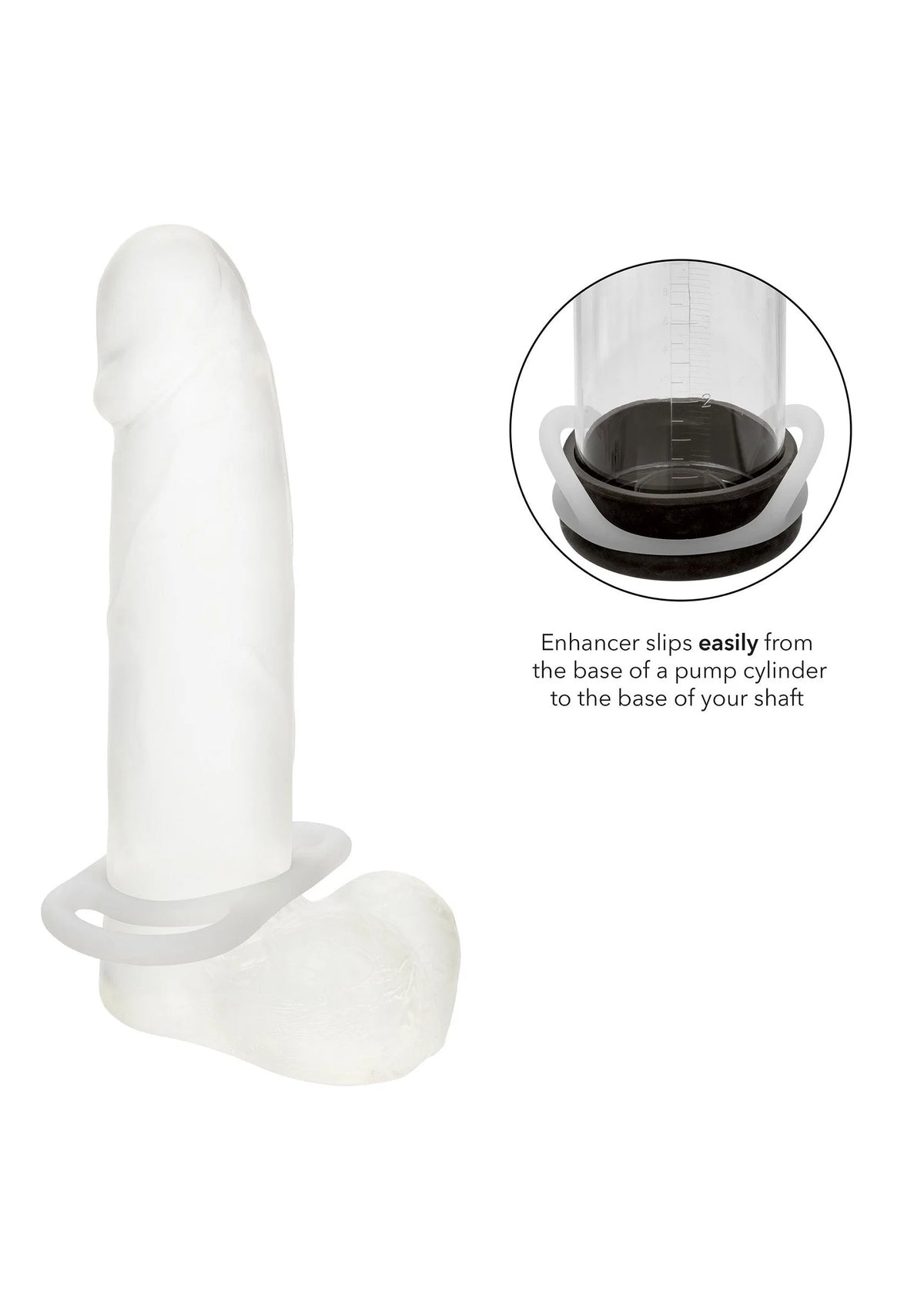 Bestel: Silicone Commander Ring by CalExotics - bij Happytoys.nl, happytoys.be, Happytoys.ae: erotische sex webshop | liever Happy dan Easy ⭐⭐⭐⭐⭐