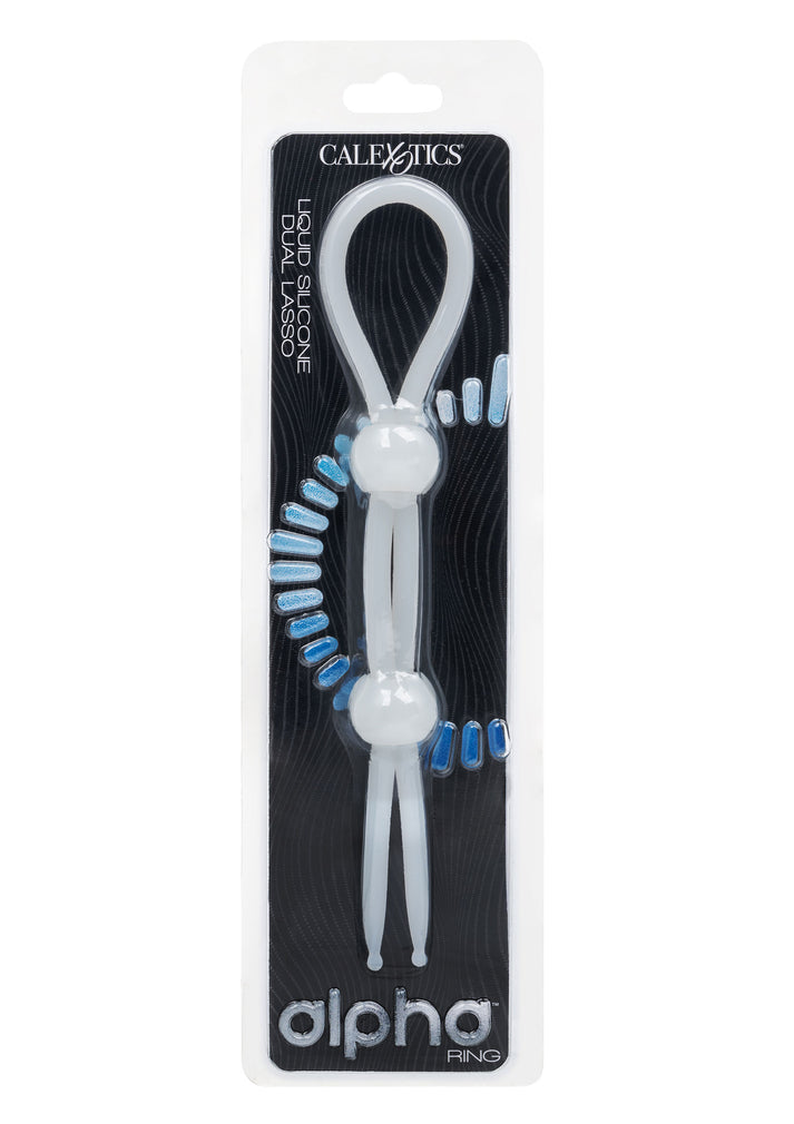 Bestel: Liquid Silicone Dual Lasso by CalExotics Alpha - bij Happytoys.nl, happytoys.be, Happytoys.ae: erotische sex webshop | liever Happy dan Easy ⭐⭐⭐⭐⭐