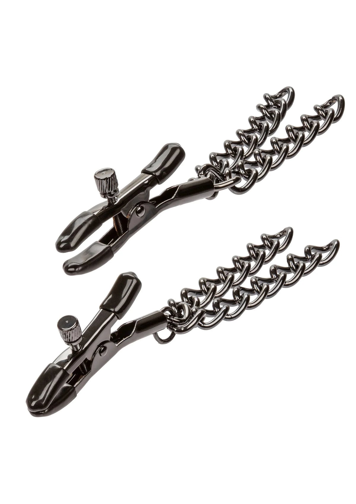 Bestel: Chain Nipple Clamps by CalExotics - bij Happytoys: de erotische sex webshop | liever Happy dan Easy ⭐⭐⭐⭐⭐