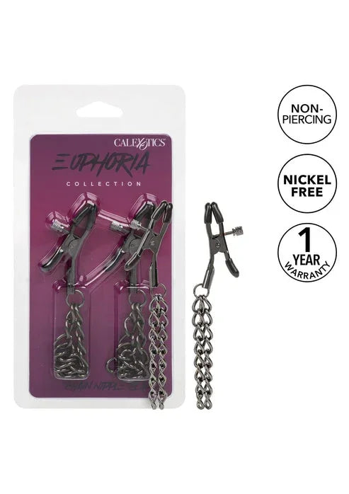 Bestel: Chain Nipple Clamps by CalExotics - bij Happytoys.nl, happytoys.be, Happytoys.ae: erotische sex webshop | liever Happy dan Easy ⭐⭐⭐⭐⭐