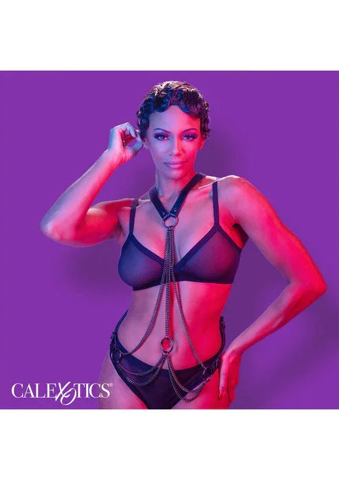 Multi Chain Harness by CalExotics - Happytoys Sexshop: online sex shop for Feeling Happy & Easy 😊 - Discreet geleverd