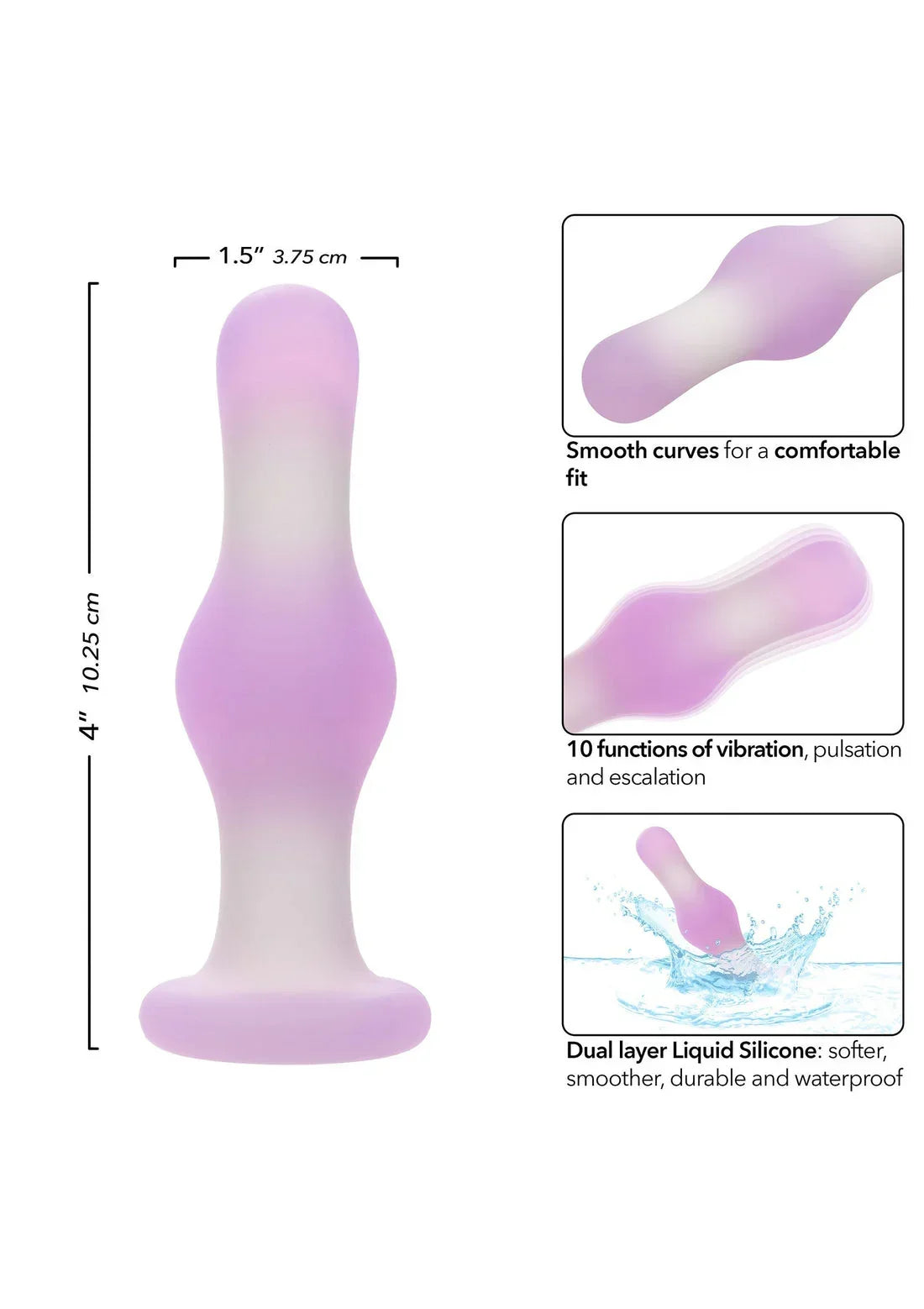 Bestel: Lavender Haze Bulb Probe by CalExotics - bij Happytoys.nl, happytoys.be, Happytoys.ae: erotische sex webshop | liever Happy dan Easy ⭐⭐⭐⭐⭐