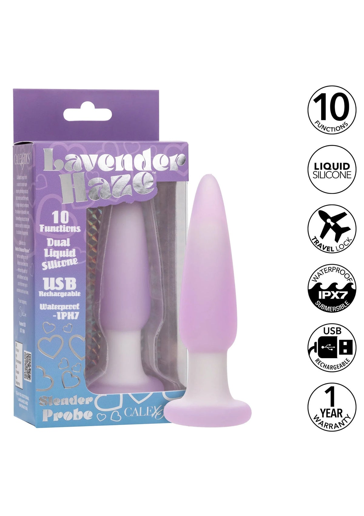 Bestel: Lavender Haze Slender Probe bty Calexotics - bij Happytoys.nl, happytoys.be, Happytoys.ae: erotische sex webshop | liever Happy dan Easy ⭐⭐⭐⭐⭐
