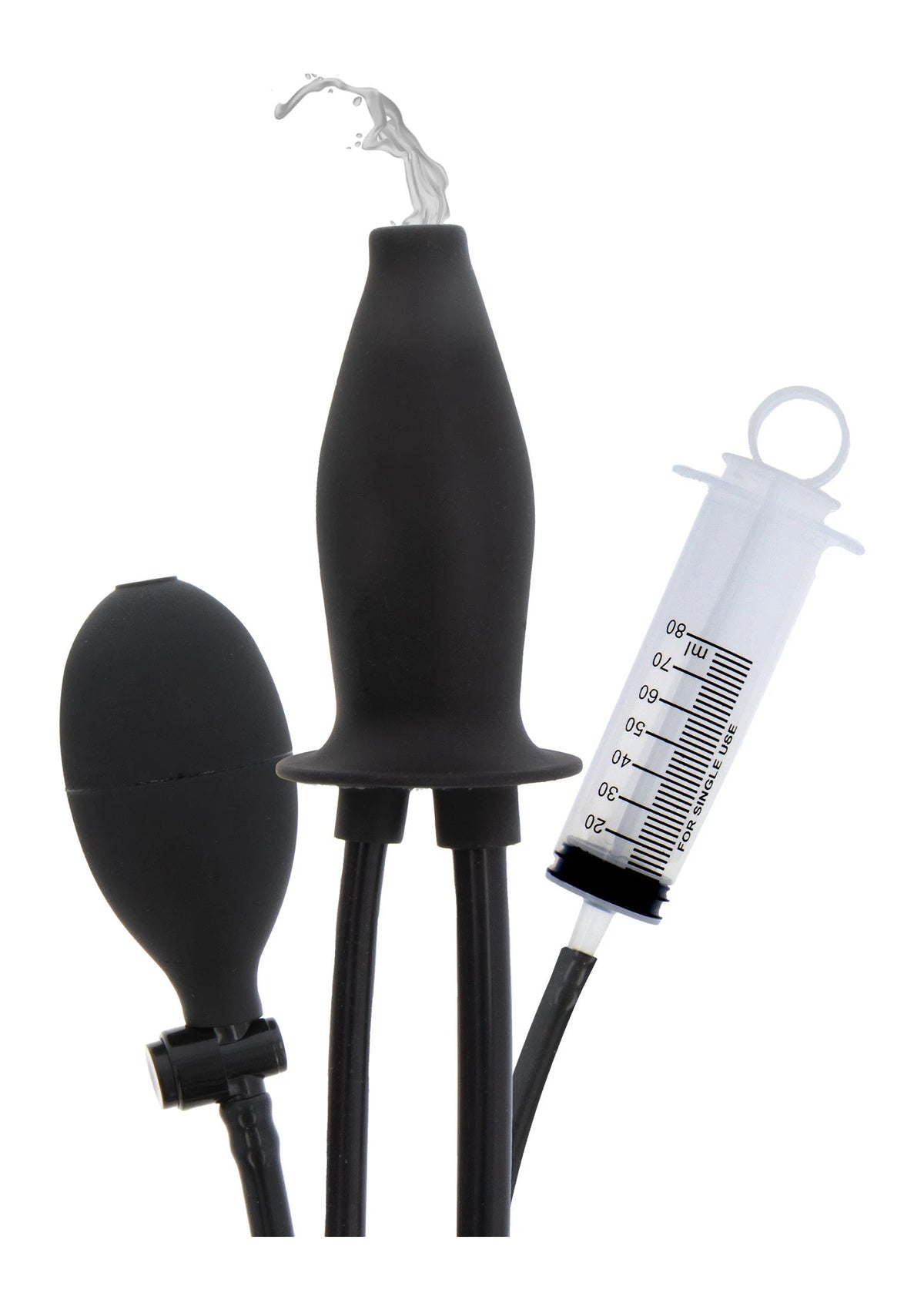 Bestel: Inflatable Lubricating butt Plug by Hidden Desire Extreme - bij Happytoys.nl, happytoys.be, Happytoys.ae: erotische sex webshop | liever Happy dan Easy ⭐⭐⭐⭐⭐ - Default Title - 16854 - BLACK