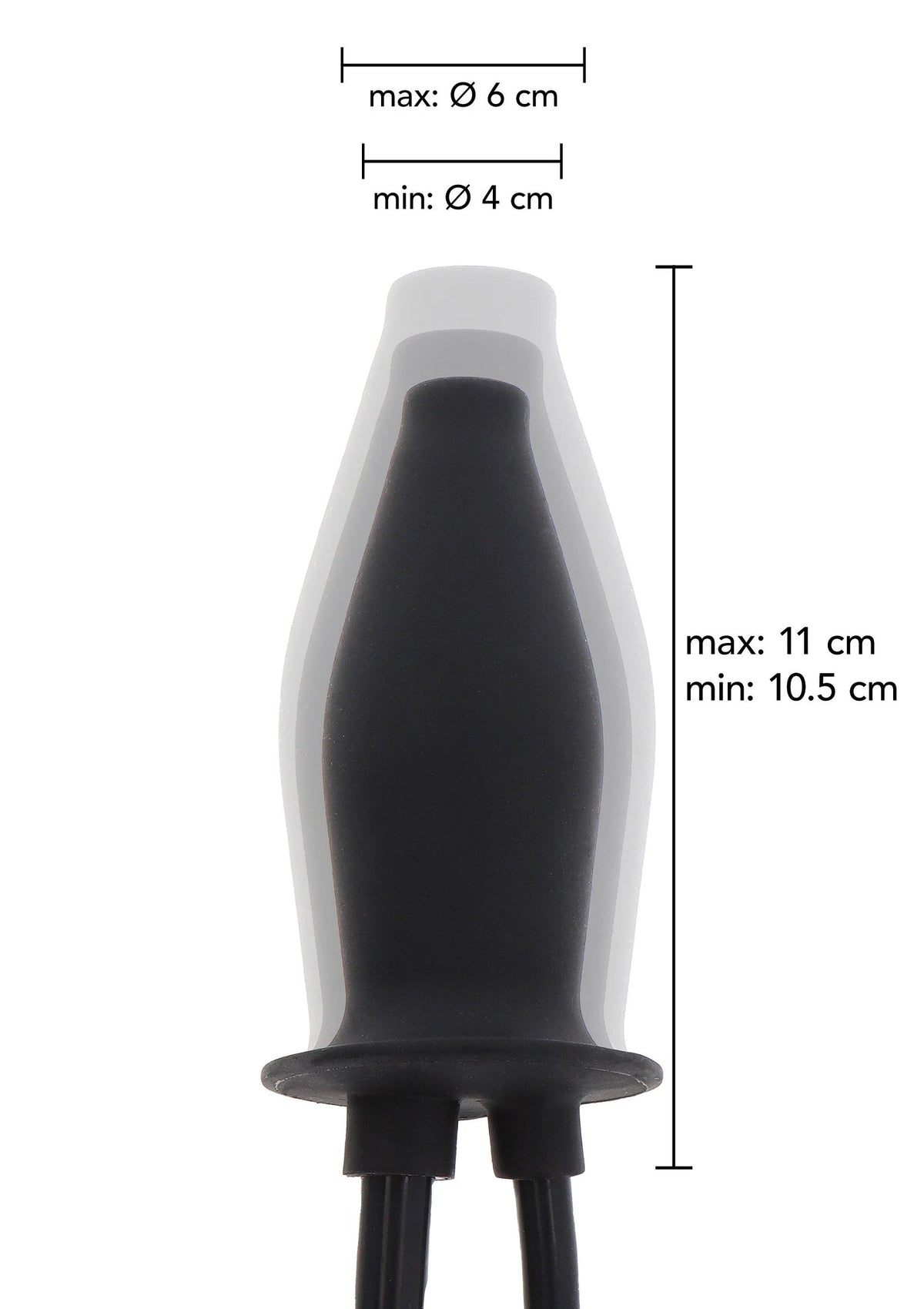 Bestel: Inflatable Lubricating butt Plug by Hidden Desire Extreme - bij Happytoys.nl, happytoys.be, Happytoys.ae: erotische sex webshop | liever Happy dan Easy ⭐⭐⭐⭐⭐