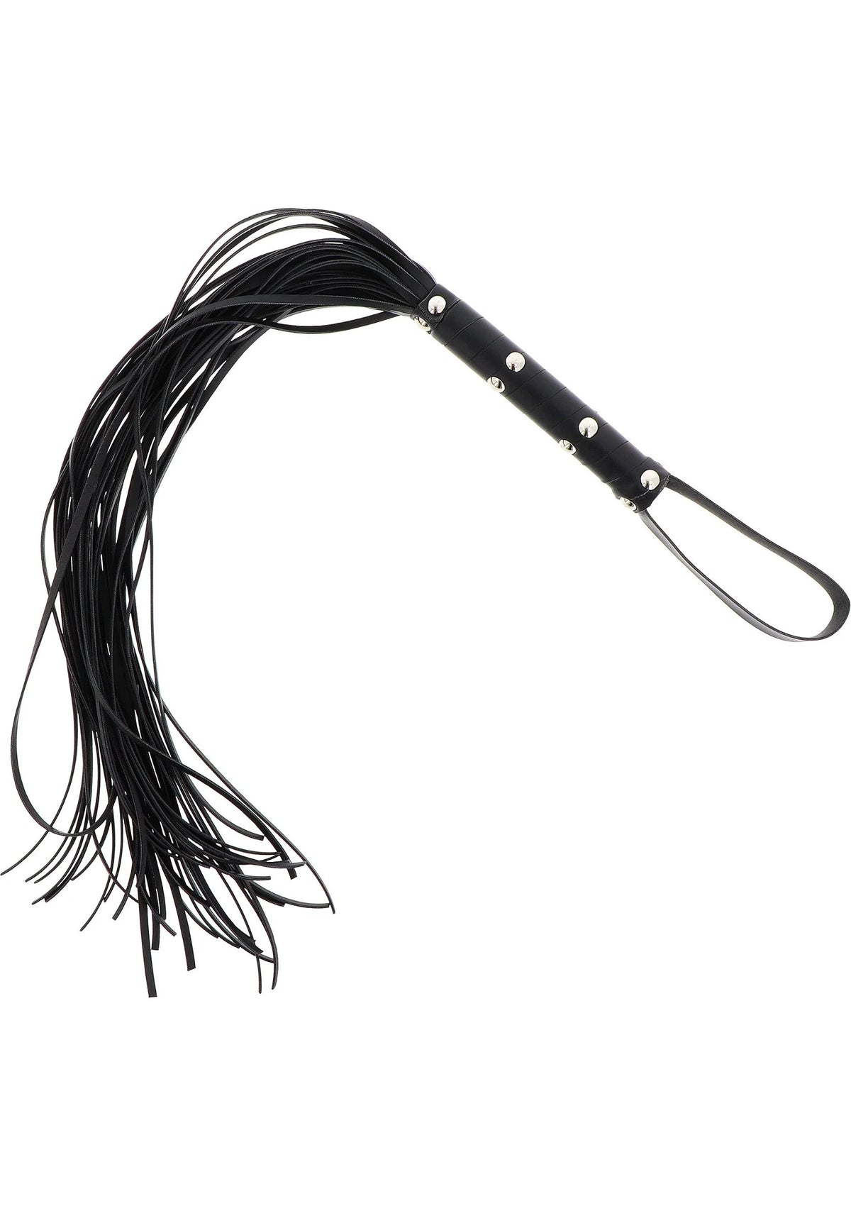Bestel: Extreme Long Studded Flogger Whip by Hidden Desire - bij Happytoys.nl, happytoys.be, Happytoys.ae: erotische sex webshop | liever Happy dan Easy ⭐⭐⭐⭐⭐ - Default Title - 16897 - BLACK