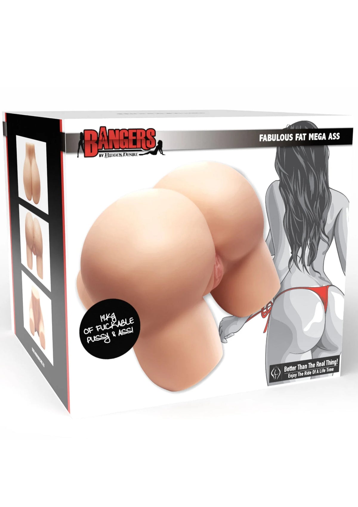 Bestel: Bangers Fabulous Fat Mega Ass 19kg by Hidden Desire - bij Happytoys.nl, happytoys.be, Happytoys.ae: erotische sex webshop | liever Happy dan Easy βββββ