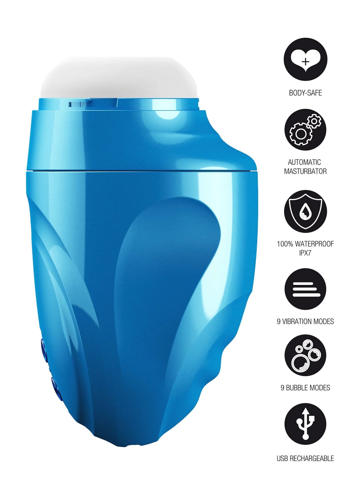 Bestel: Aqua Bubble Masturbator by Hidden Desire - bij Happytoys.nl, happytoys.be, Happytoys.ae: erotische sex webshop | liever Happy dan Easy ⭐⭐⭐⭐⭐