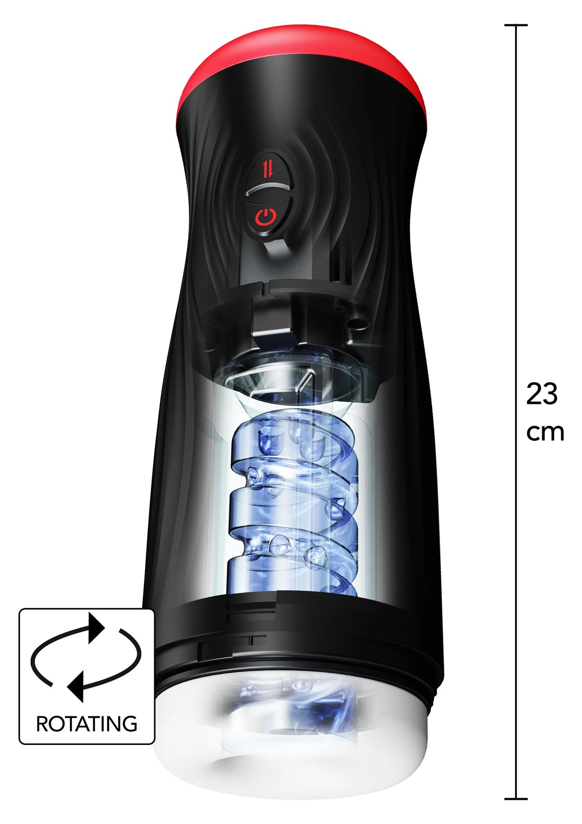 Bestel: Vortex Thrust Masturbator by Hidden Desire - bij Happytoys.nl, happytoys.be, Happytoys.ae: erotische sex webshop | liever Happy dan Easy ⭐⭐⭐⭐⭐ - Default Title - 16977 - BLACK