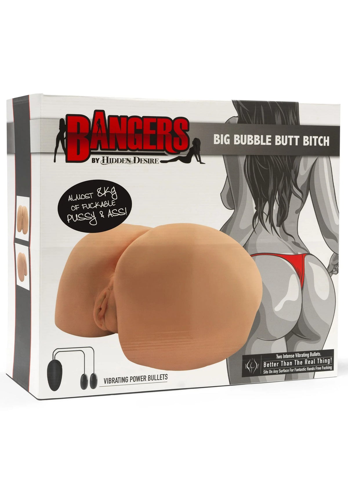 Bestel: Bangers Big Bubble Butt Bitch Vibrating Masturbator by Hidden Desire - bij Happytoys.nl, happytoys.be, Happytoys.ae: erotische sex webshop | liever Happy dan Easy βββββ