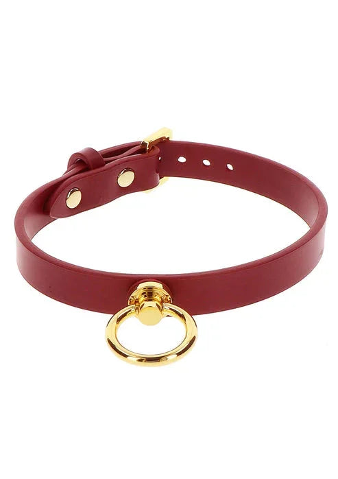 Bestel: Bondage in Luxury O - Ring Collar by Taboom - bij Happytoys.nl, happytoys.be, Happytoys.ae: erotische sex webshop | liever Happy dan Easy βββββ