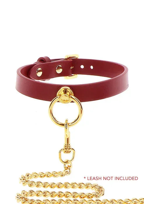 Bestel: Bondage in Luxury O - Ring Collar by Taboom - bij Happytoys.nl, happytoys.be, Happytoys.ae: erotische sex webshop | liever Happy dan Easy βββββ