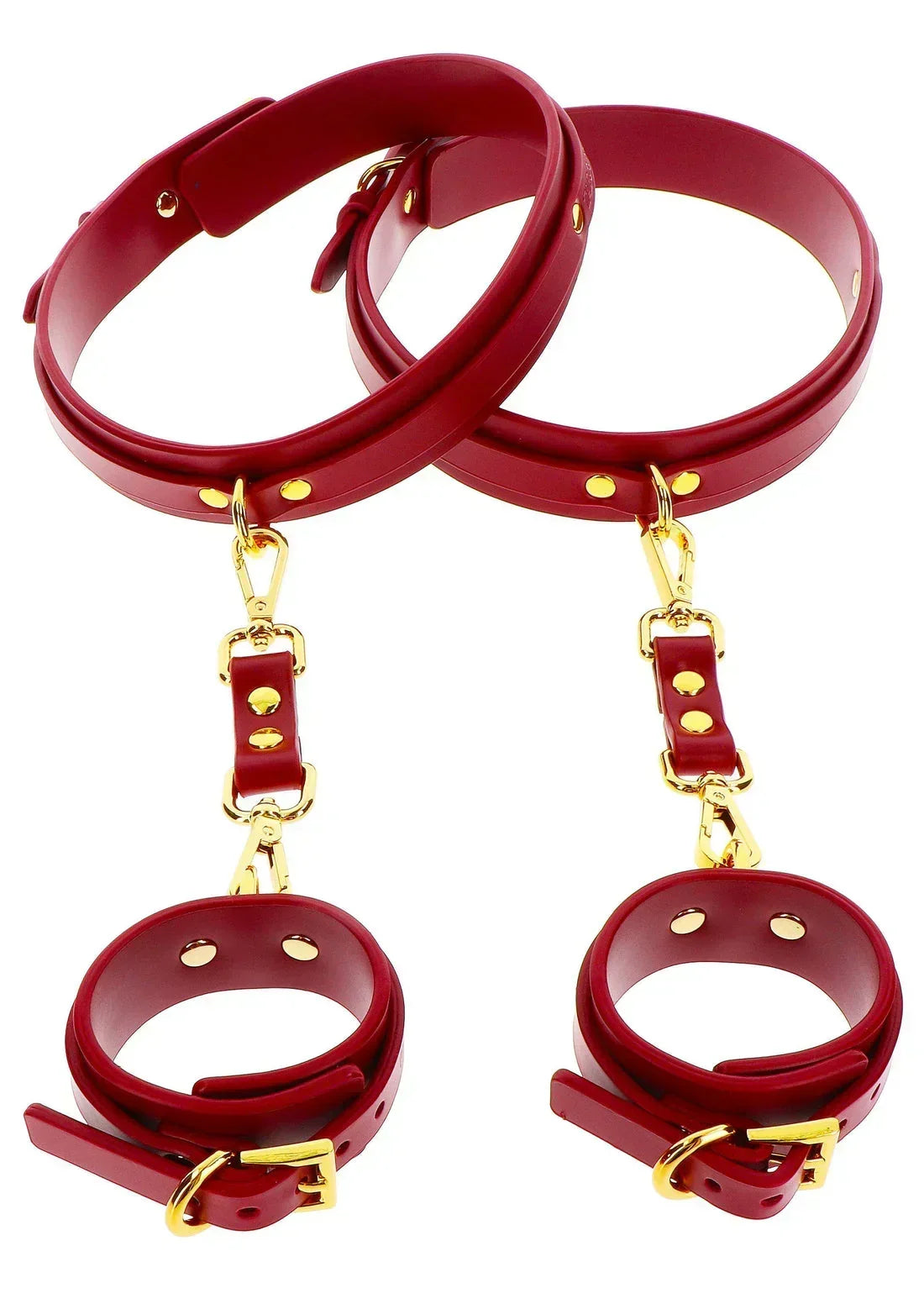 Bestel: Bondage in Luxury Wrist To Thigh Cuff Set by Taboom - bij Happytoys.nl, happytoys.be, Happytoys.ae: erotische sex webshop | liever Happy dan Easy βββββ