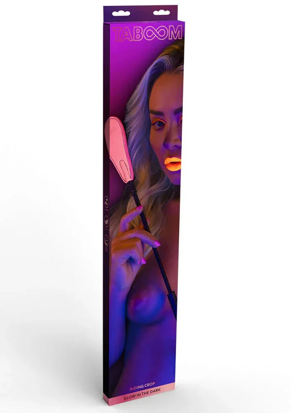 Bestel: Riding Crop Glow In The Dark by Taboom - bij Happytoys.nl, happytoys.be, Happytoys.ae: erotische sex webshop | liever Happy dan Easy ⭐⭐⭐⭐⭐
