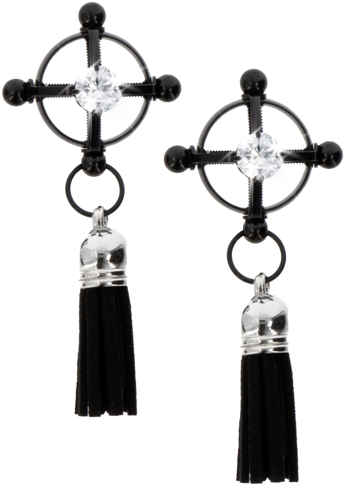 Bestel: Tassel Tease Clamps byTaboom Nipple Play - bij Happytoys.nl, happytoys.be, Happytoys.ae: erotische sex webshop | liever Happy dan Easy ⭐⭐⭐⭐⭐