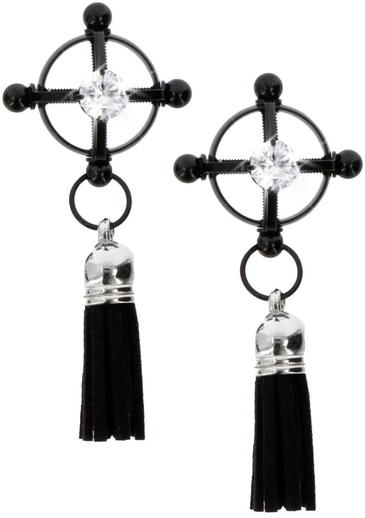 Bestel: Tassel Tease Clamps byTaboom Nipple Play - bij Happytoys: de erotische sex webshop | liever Happy dan Easy ⭐⭐⭐⭐⭐