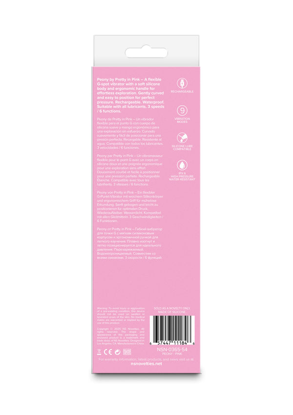 Bestel: Peony G - Spot Vibrator by NS Novelties Pretty in Pink - bij Happytoys.nl, happytoys.be, Happytoys.ae: erotische sex webshop | liever Happy dan Easy ⭐⭐⭐⭐⭐