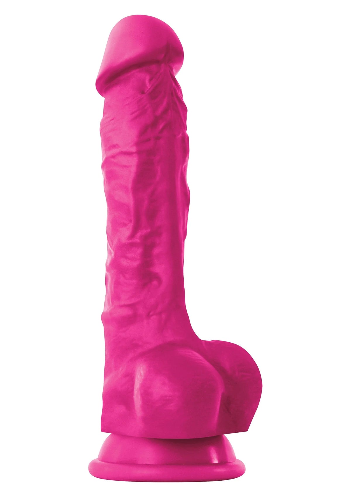 Bestel: Pleasures Dildo 7 inch - bij Happytoys.nl, happytoys.be, Happytoys.ae: erotische sex webshop | liever Happy dan Easy βββββ - Default Title - 18137 - PINK