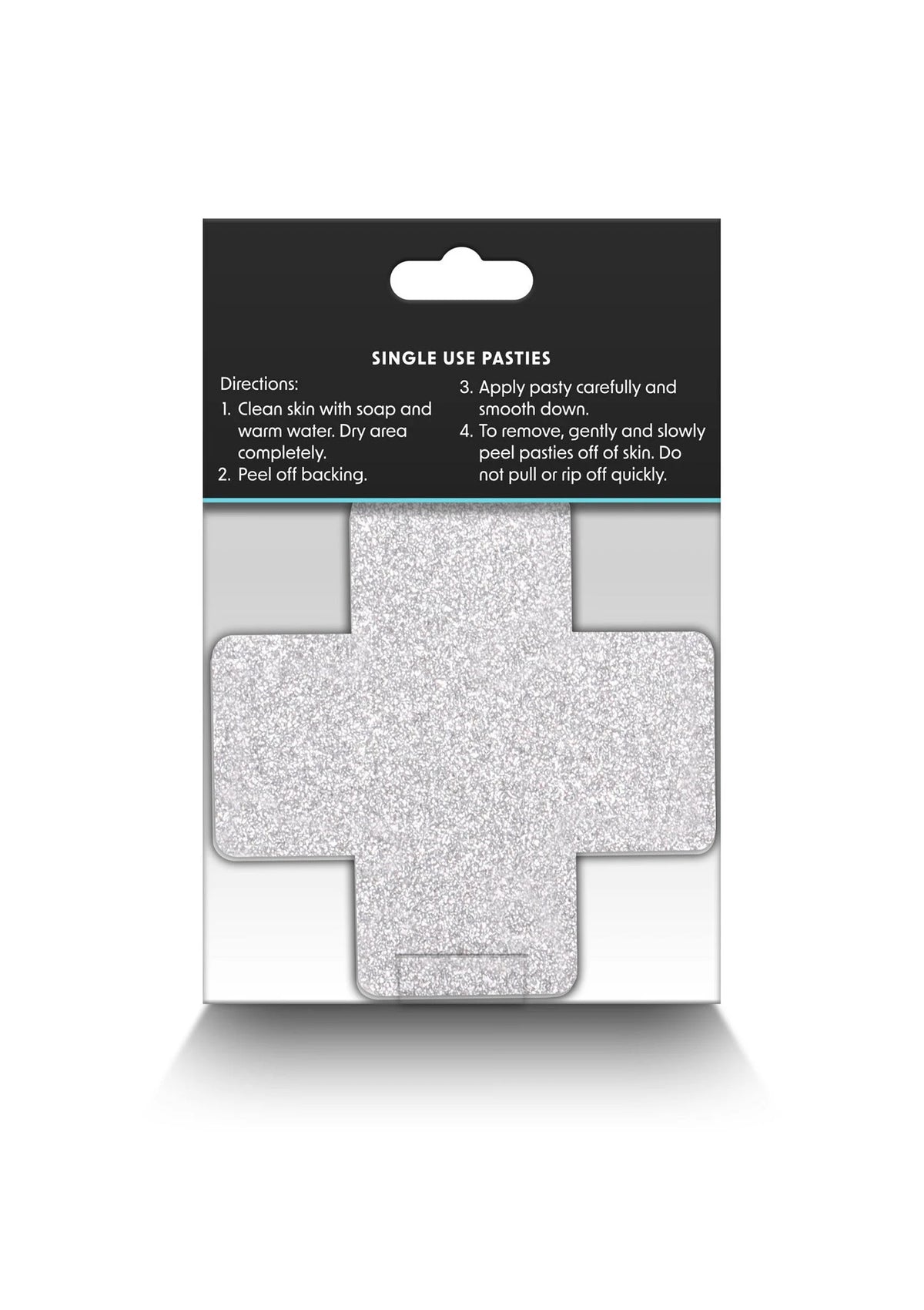 Bestel: Pasties Glitter Cross 2 Pair by NS Novelties - bij Happytoys.nl, happytoys.be, Happytoys.ae: erotische sex webshop | liever Happy dan Easy ⭐⭐⭐⭐⭐
