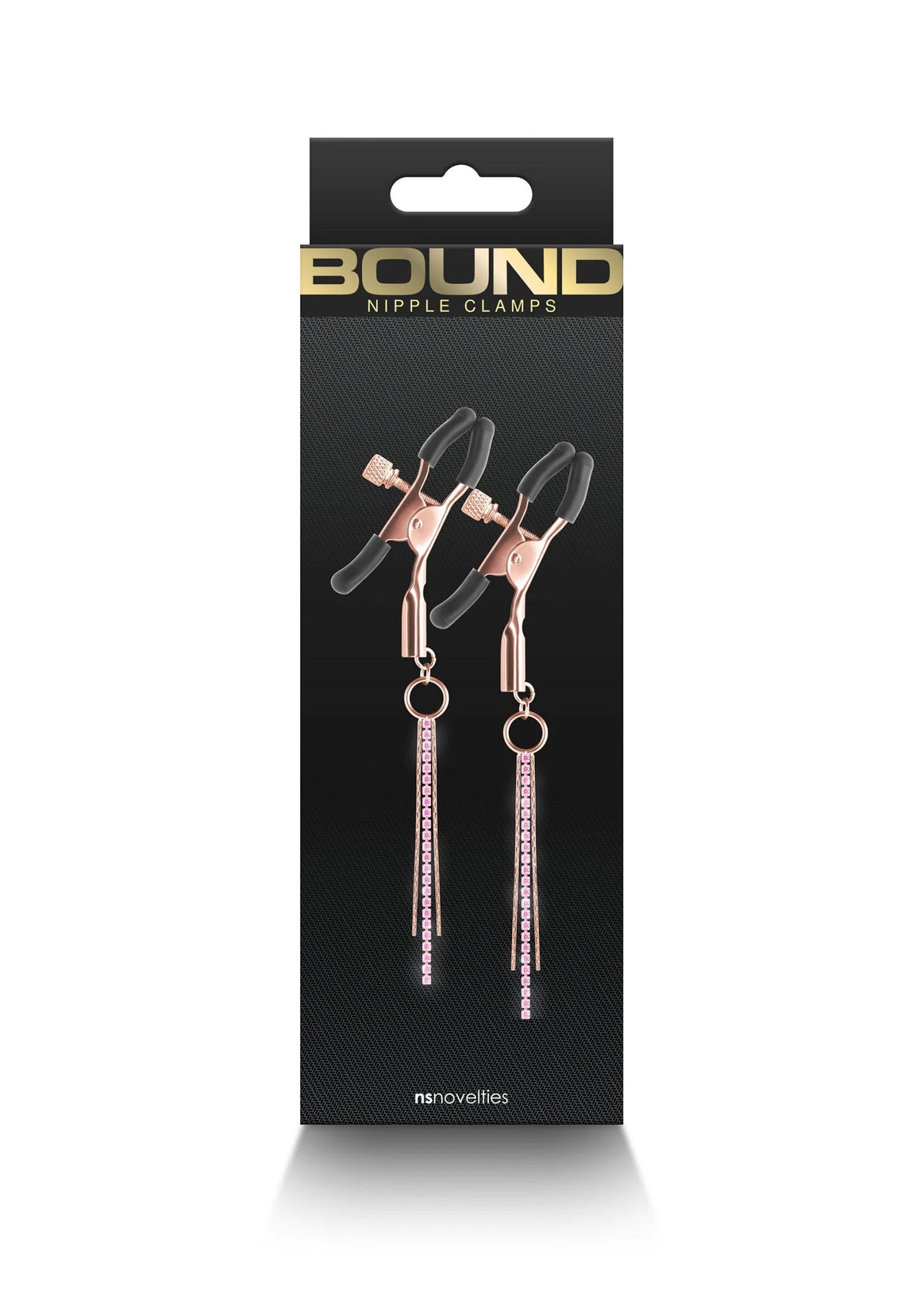 Bestel: Nipple Clamps D3 by NS Novelties Bound - bij Happytoys: de erotische sex webshop | liever Happy dan Easy ⭐⭐⭐⭐⭐