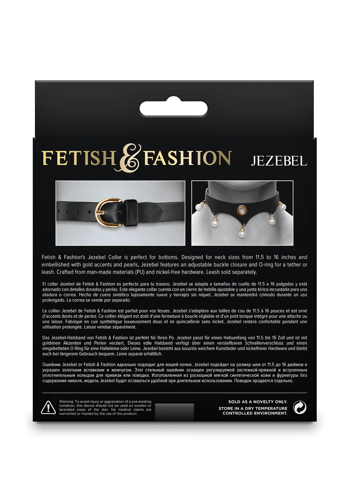 Bestel: Jezebel Collar - bij Happytoys.nl, happytoys.be, Happytoys.ae: erotische sex webshop | liever Happy dan Easy βββββ