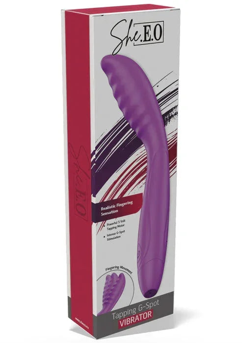 Tapping G-Spot Vibrator @ She.E.O. - Happytoys Sexshop: online sex shop for Feeling Happy & Easy 😊 - Discreet geleverd