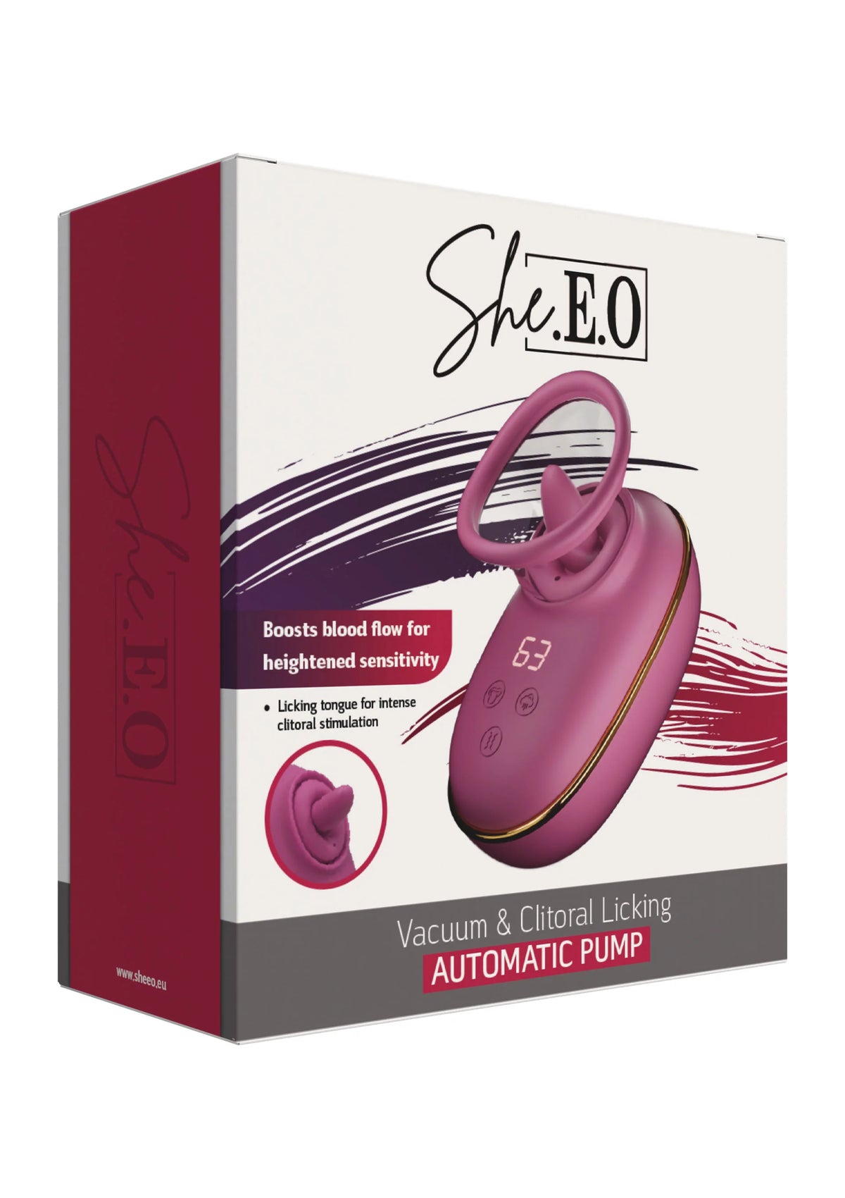 Bestel: Licking Clitoral Automatic Pump by She.E.O. - bij Happytoys.nl, happytoys.be, Happytoys.ae: erotische sex webshop | liever Happy dan Easy ⭐⭐⭐⭐⭐