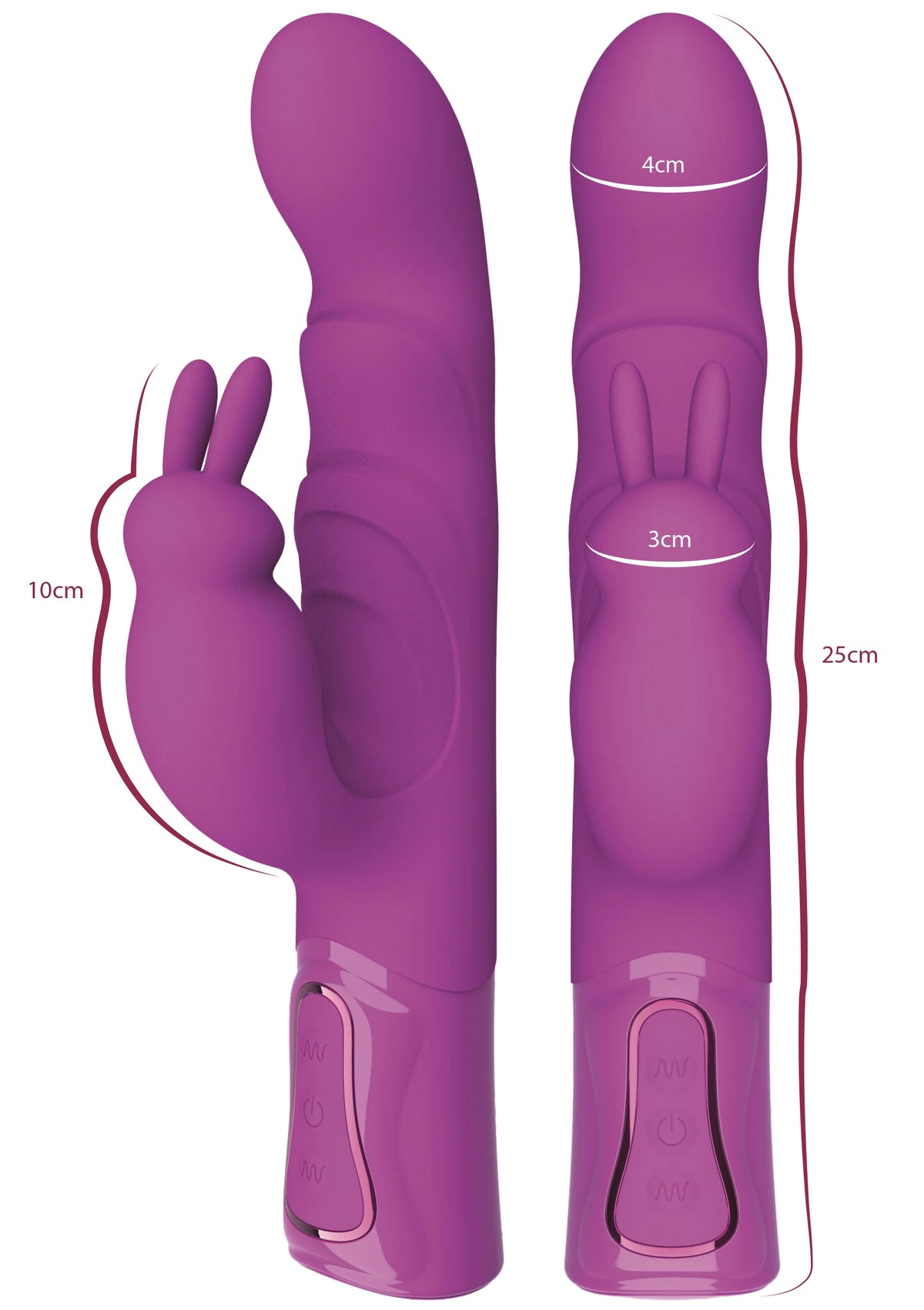 Bestel: Vibrating G - Spot Thick Rabbit Vibrator - bij Happytoys: de erotische sex webshop | liever Happy dan Easy ⭐⭐⭐⭐⭐