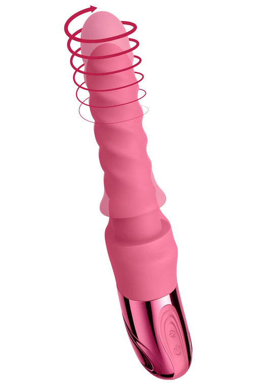 Bestel: Swirl Ribbed Massaging Vibrator by She.E.O. - vibrators bij Happytoys.nl, happytoys.be, Happytoys.ae: erotische sex webshop | liever Happy dan Easy âââââ - Default Title - 20221 - PINK