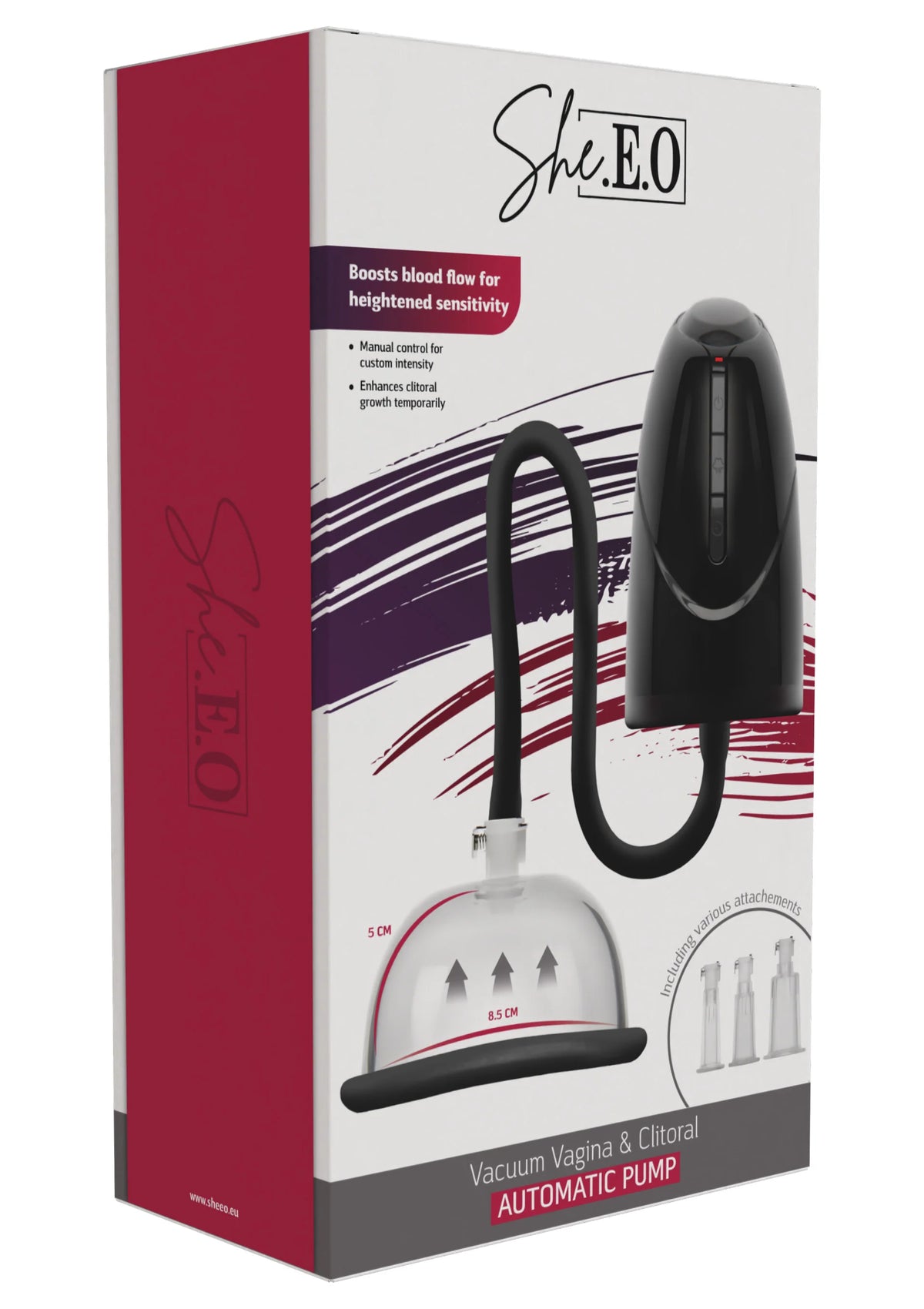 Bestel: Vacuum Vagina & Clitoral Automatic Pump by She.E.O. - bij Happytoys.nl, happytoys.be, Happytoys.ae: erotische sex webshop | liever Happy dan Easy ⭐⭐⭐⭐⭐