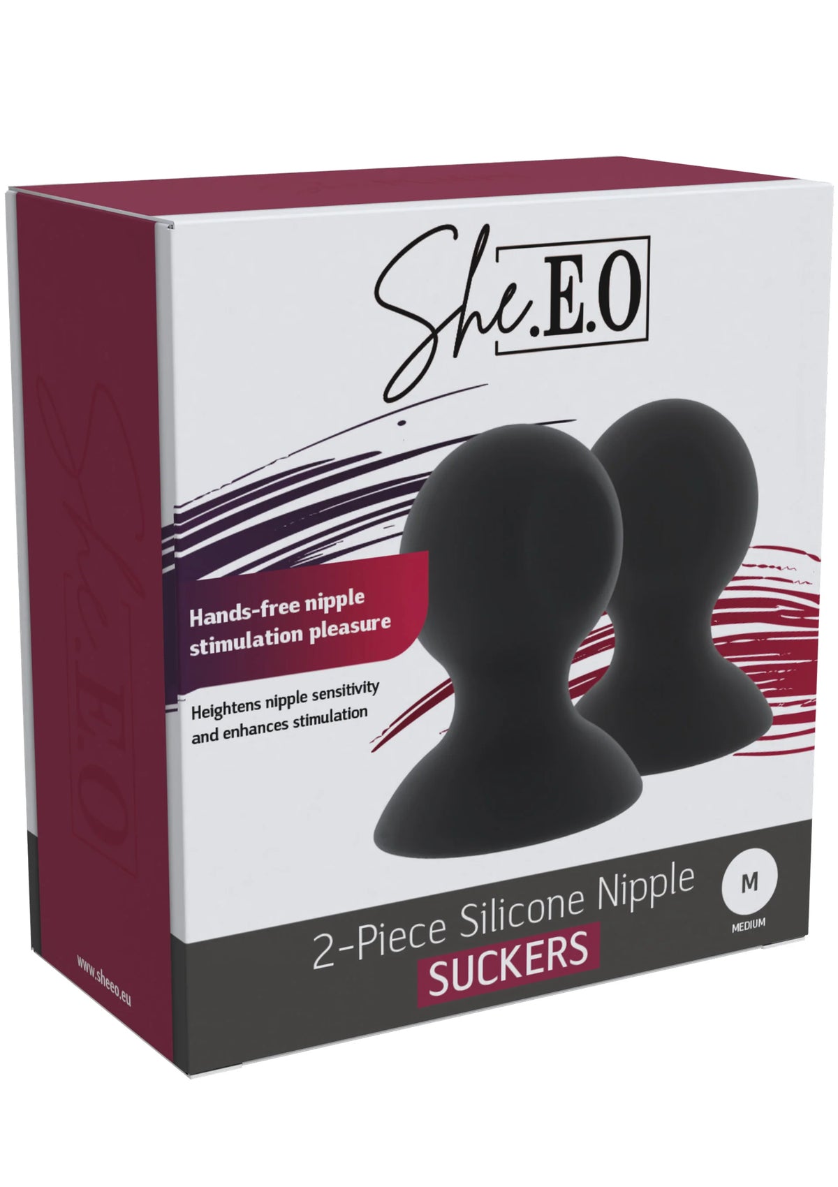 Bestel: Silicone Nipple Suckers M by She.E.O. - bij Happytoys.nl, happytoys.be, Happytoys.ae: erotische sex webshop | liever Happy dan Easy βββββ - Default Title - 20258 - BLACK
